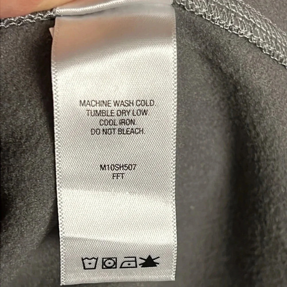 Cabelas Mens pullover Lg Half Zip collared‎ gray polyester workwear lightweight - Picture 7 of 9